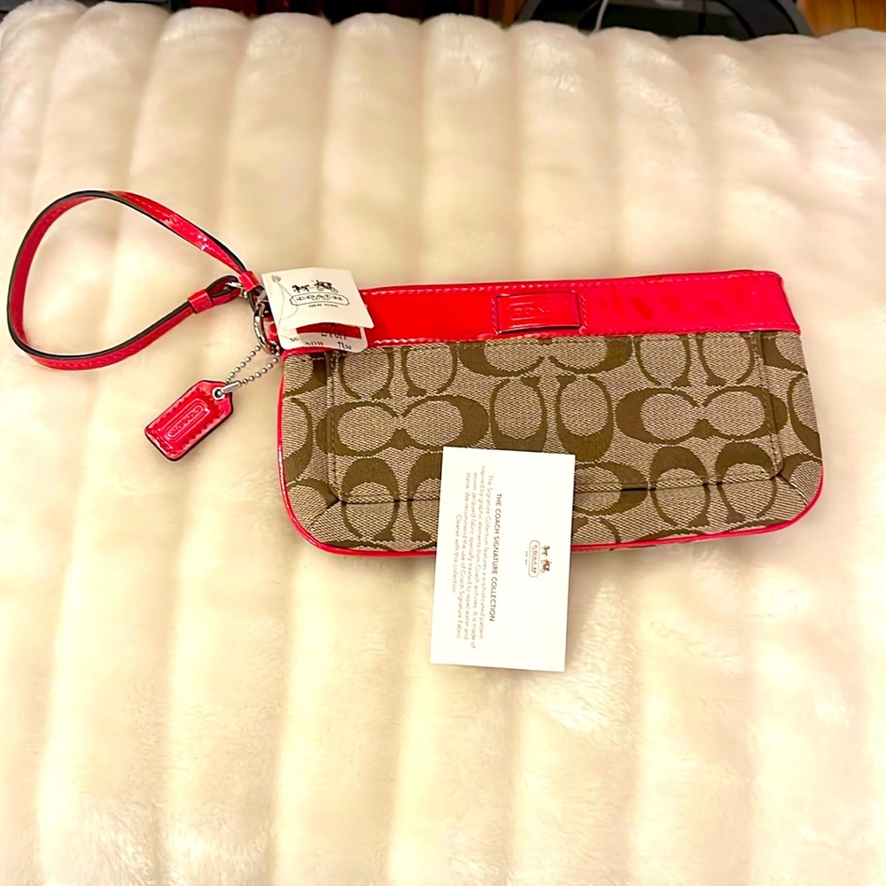Coach multi functional wristlet